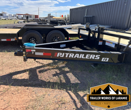 New 2026 PJ F8 Deckover Trailer- 24'- 14K- W/Monster Ramps