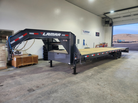 New 2026 Lamar 30' Gooseneck Deckover Trailer 16K