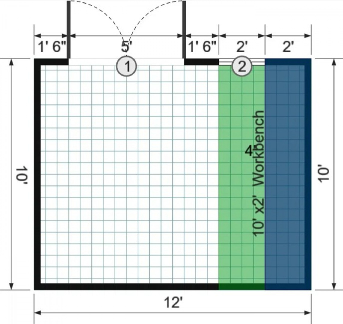New 2025 YODER GARDEN UTILITY SHED 10X12