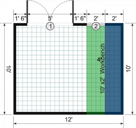 New 2025 YODER GARDEN UTILITY SHED 10X12