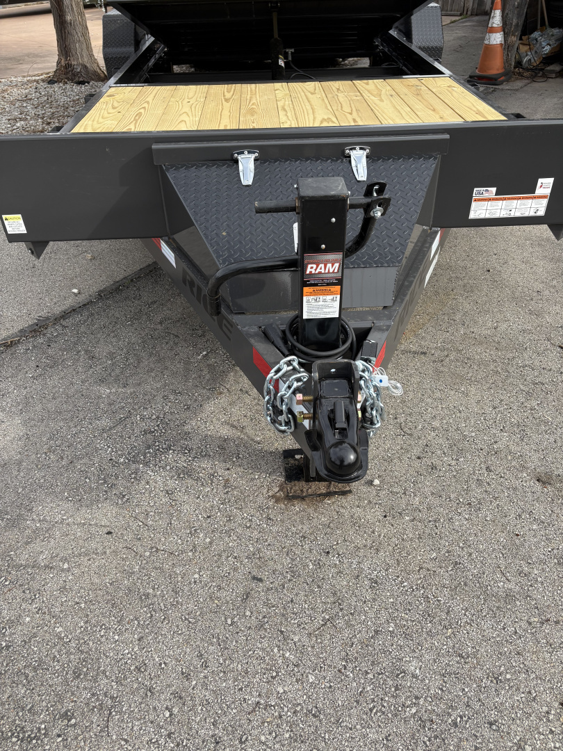 New 2026 Rice Tilt 22' (16 plus 6) Equipment Trailer