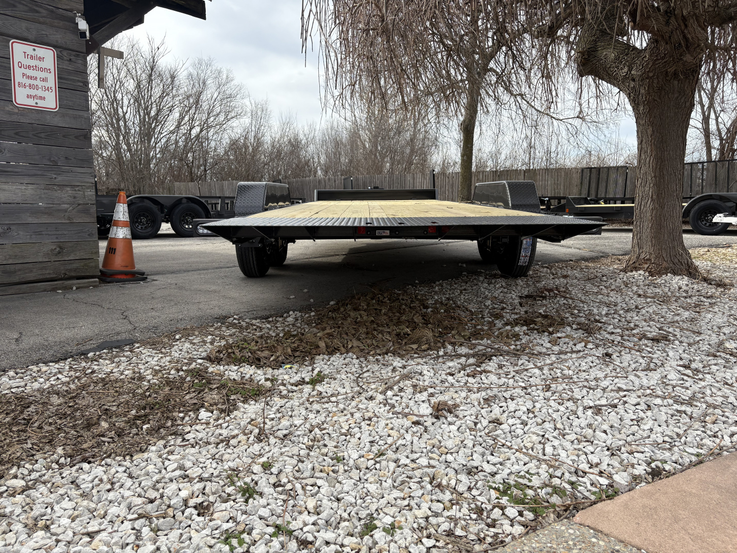New 2026 Rice Tilt 22' (16 plus 6) Equipment Trailer