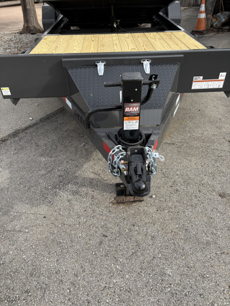 New 2026 Rice Tilt 22' (16 plus 6) Equipment Trailer