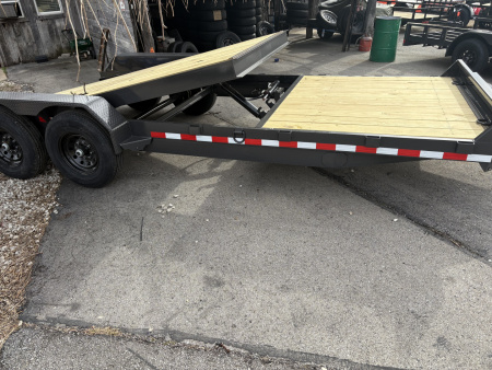New 2026 Rice Tilt 22' (16 plus 6) Equipment Trailer