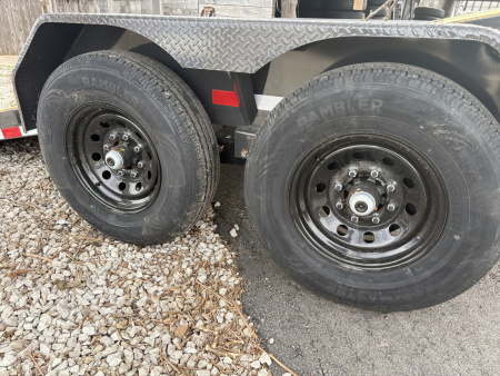 New 2026 Rice Tilt 22' (16 plus 6) Equipment Trailer