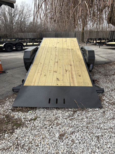 New 2026 Rice Tilt 22' (16 plus 6) Equipment Trailer