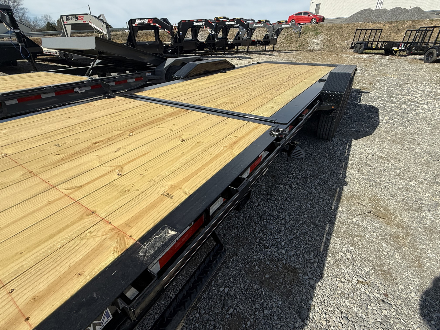 New 2026 Diamond C HDT 207 22’ Tilt Trailer, PACESETTER EDITION, FORK HOLDERS, 15.4K GVWR