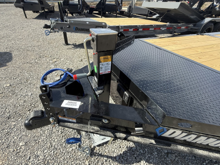 New 2026 Diamond C HDT 207 22’ Tilt Trailer, PACESETTER EDITION, FORK HOLDERS, 15.4K GVWR