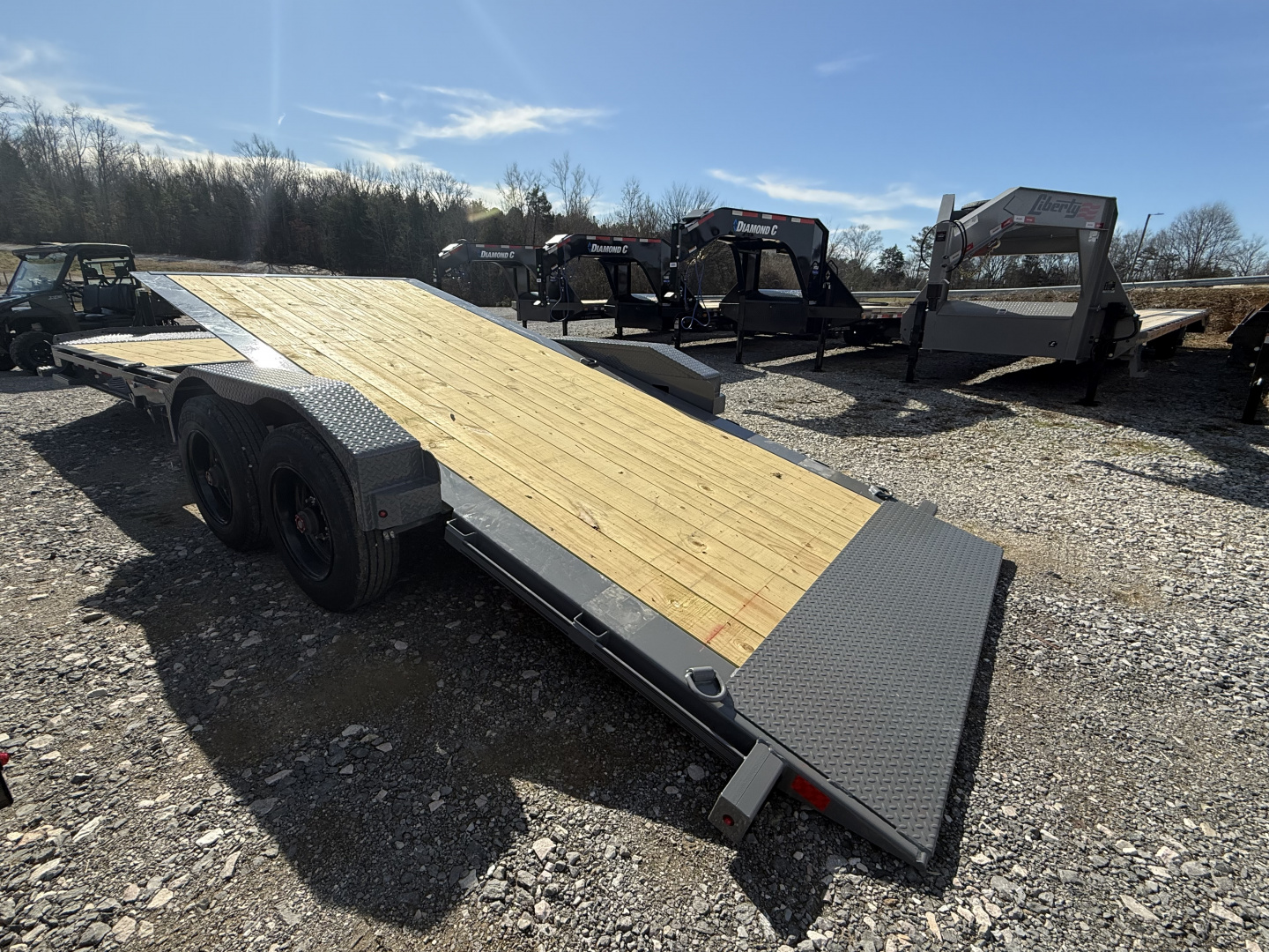 New 2026 Diamond C HDT 210 24’ Tilt Trailer, PACESETTER EDITION, HYDRAULIC JACK, 22K GVWR, FORK HOLDERS