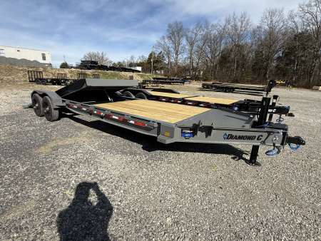 New 2026 Diamond C HDT 210 24’ Tilt Trailer, PACESETTER EDITION, HYDRAULIC JACK, 22K GVWR, FORK HOLDERS