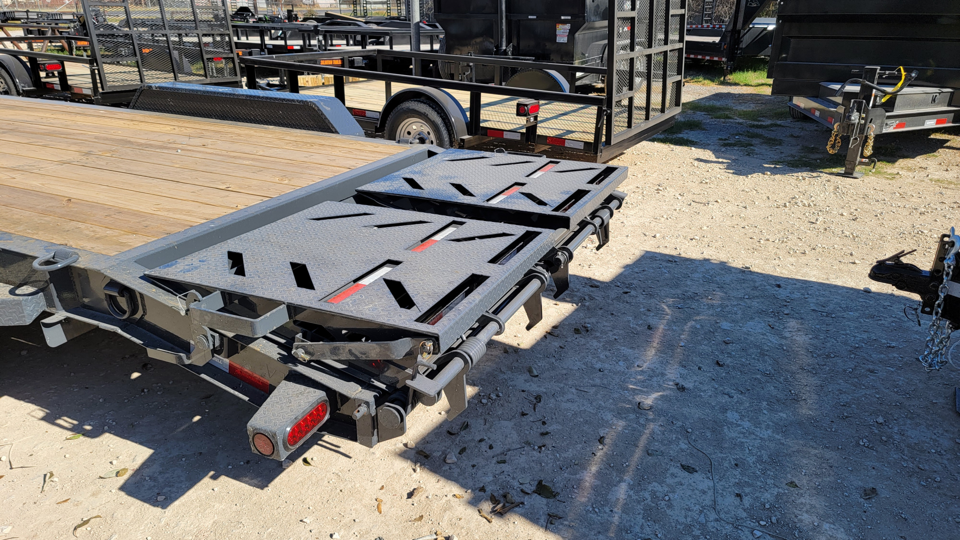 New 2026-Norstar-83-x-17+3-Iron-Bull-EWB-Bumper-Pull-Lowboy,-8in-I-Beam,-Rampage-Ramps-base-3EUGB202XT1110245