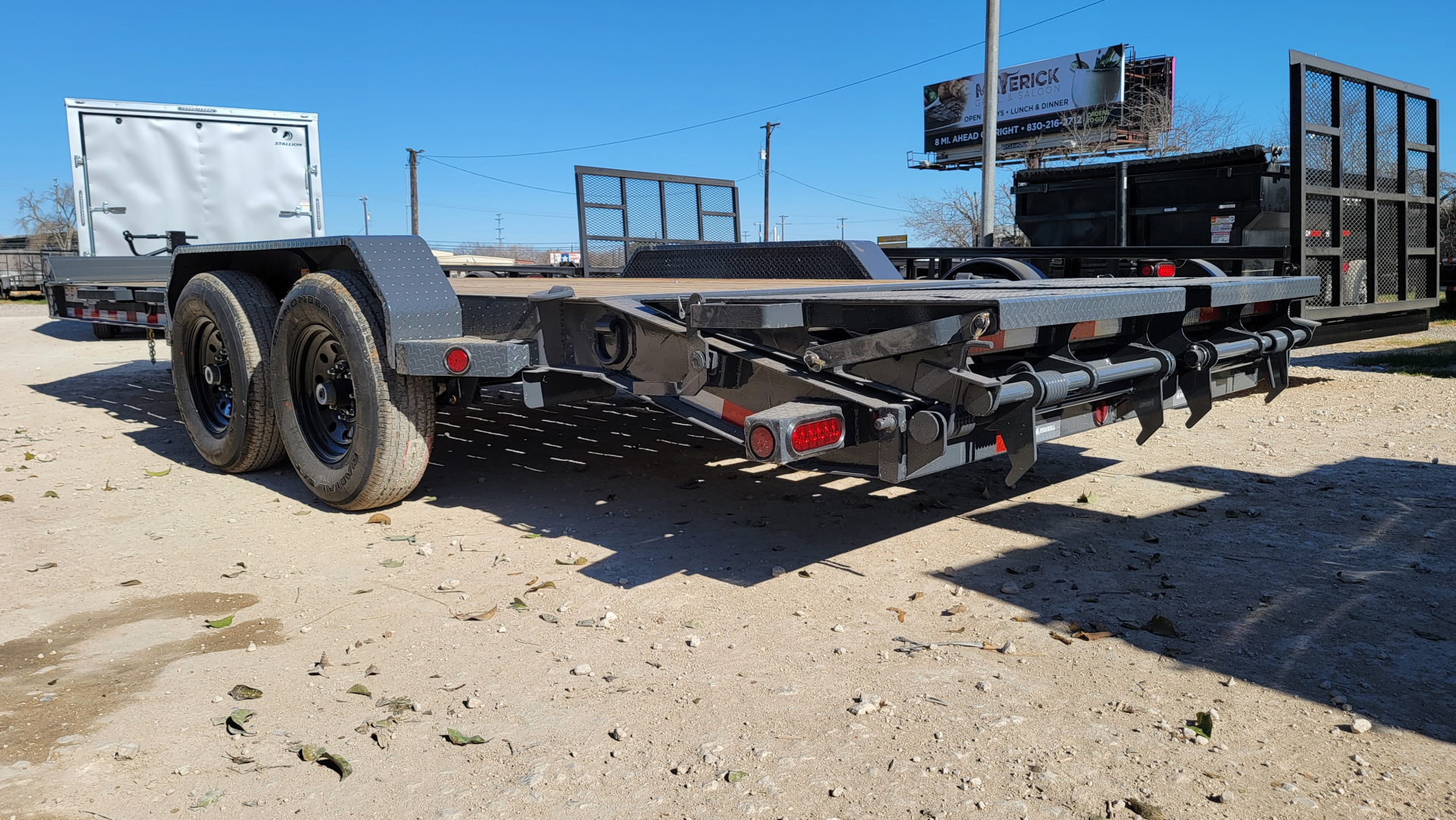 New 2026-Norstar-83-x-17+3-Iron-Bull-EWB-Bumper-Pull-Lowboy,-8in-I-Beam,-Rampage-Ramps-base-3EUGB202XT1110245