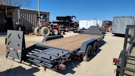 New 2026-Norstar-83-x-17+3-Iron-Bull-EWB-Bumper-Pull-Lowboy,-8in-I-Beam,-Rampage-Ramps-base-3EUGB202XT1110245