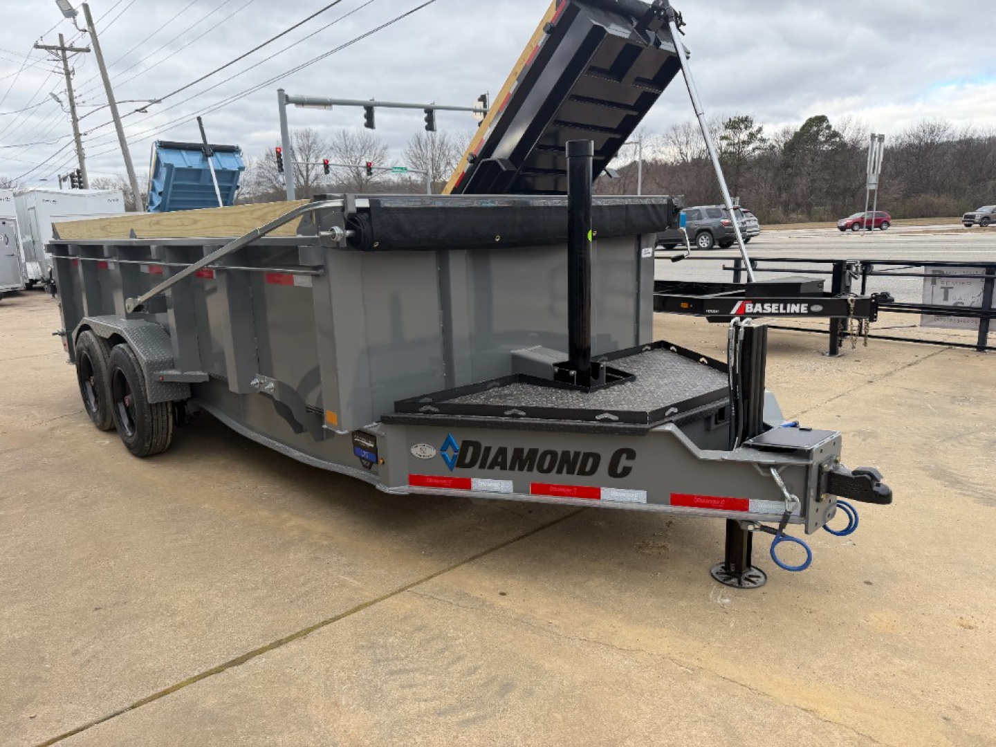 New 2026 Diamond C Trailers LPT 208 Package 16'X81" Pacesetter Edition Dump Trailer