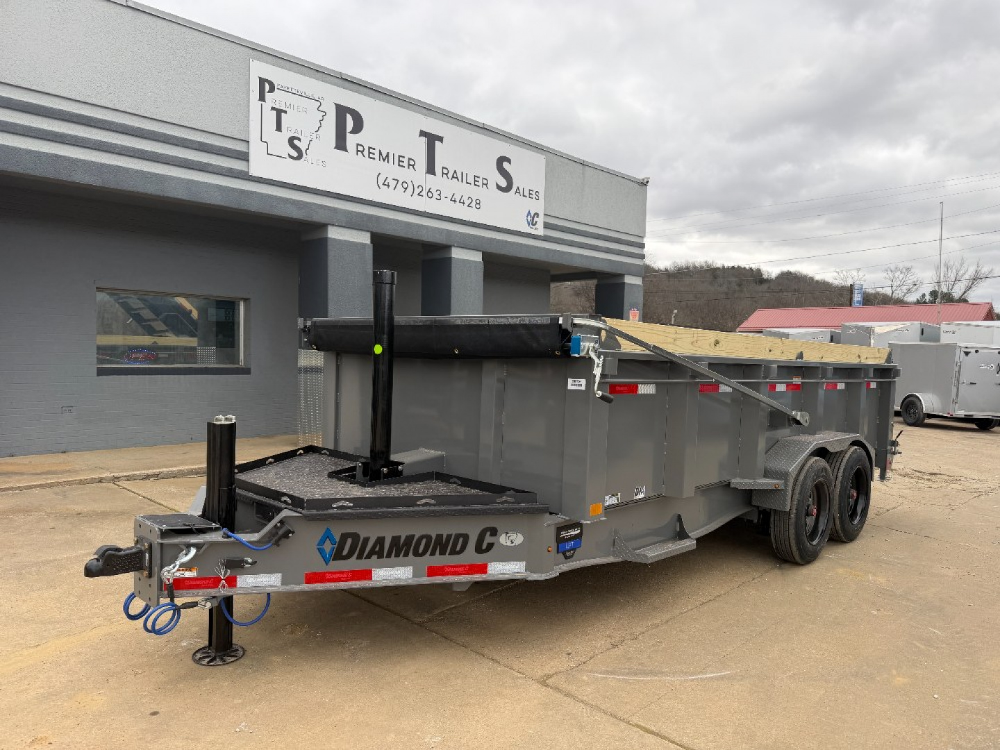 New 2026 Diamond C Trailers LPT 208 Package 16'X81" Pacesetter Edition Dump Trailer