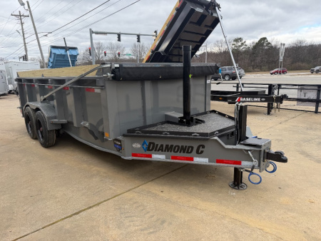 New 2026 Diamond C Trailers LPT 208 Package 16'X81" Pacesetter Edition Dump Trailer