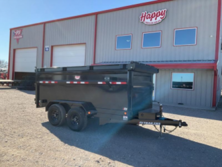 2026 PJ 72"x12' BP Tandem Axle Dump w/ 48" Sides – D3