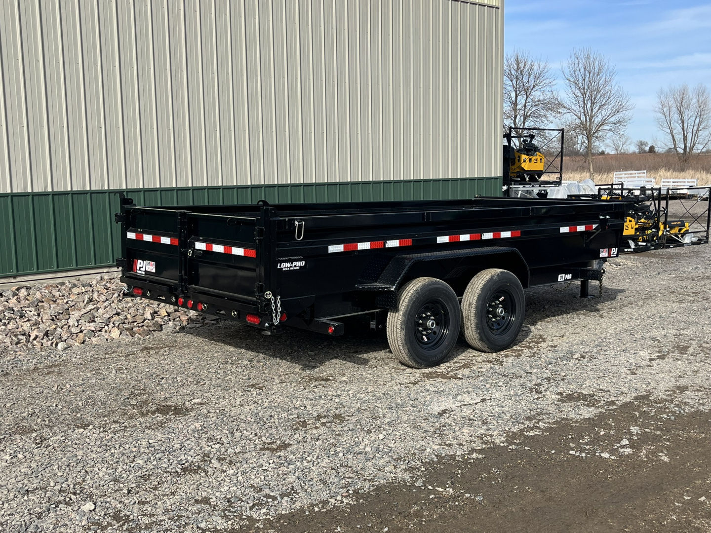 New 2026 14' 14k PJ Low Pro Dump Trailer