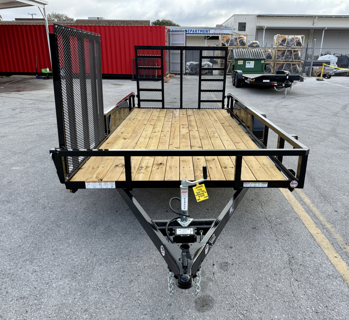 New 2026 Sure-Trac 7x14 7K Curbside Gate Utility Trailer