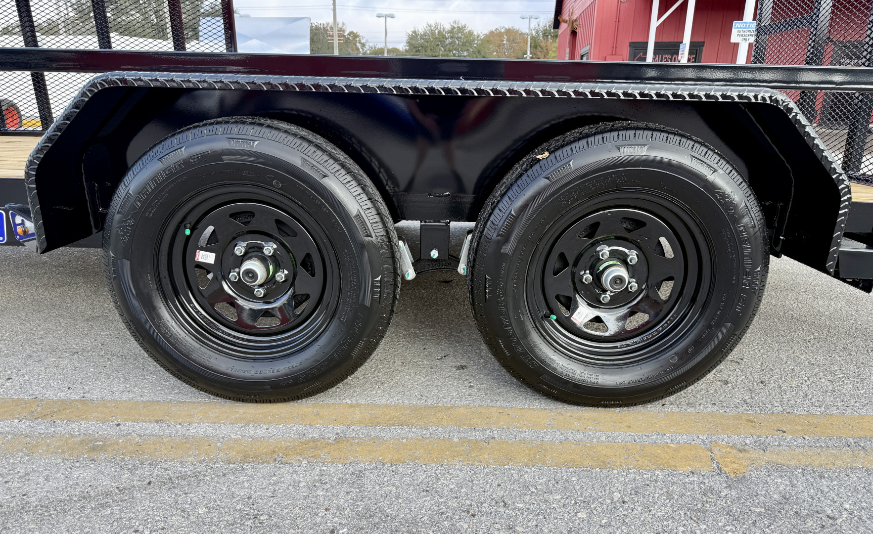 New 2026 Sure-Trac 7x14 7K Curbside Gate Utility Trailer