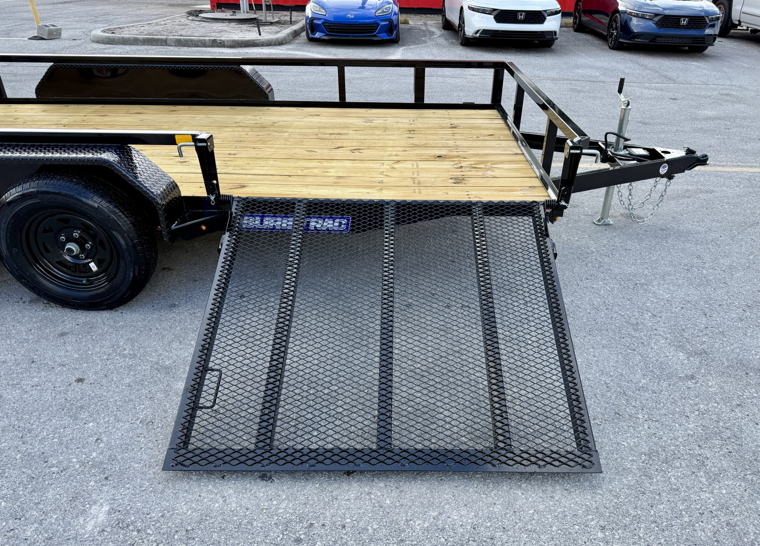 New 2026 Sure-Trac 7x14 7K Curbside Gate Utility Trailer