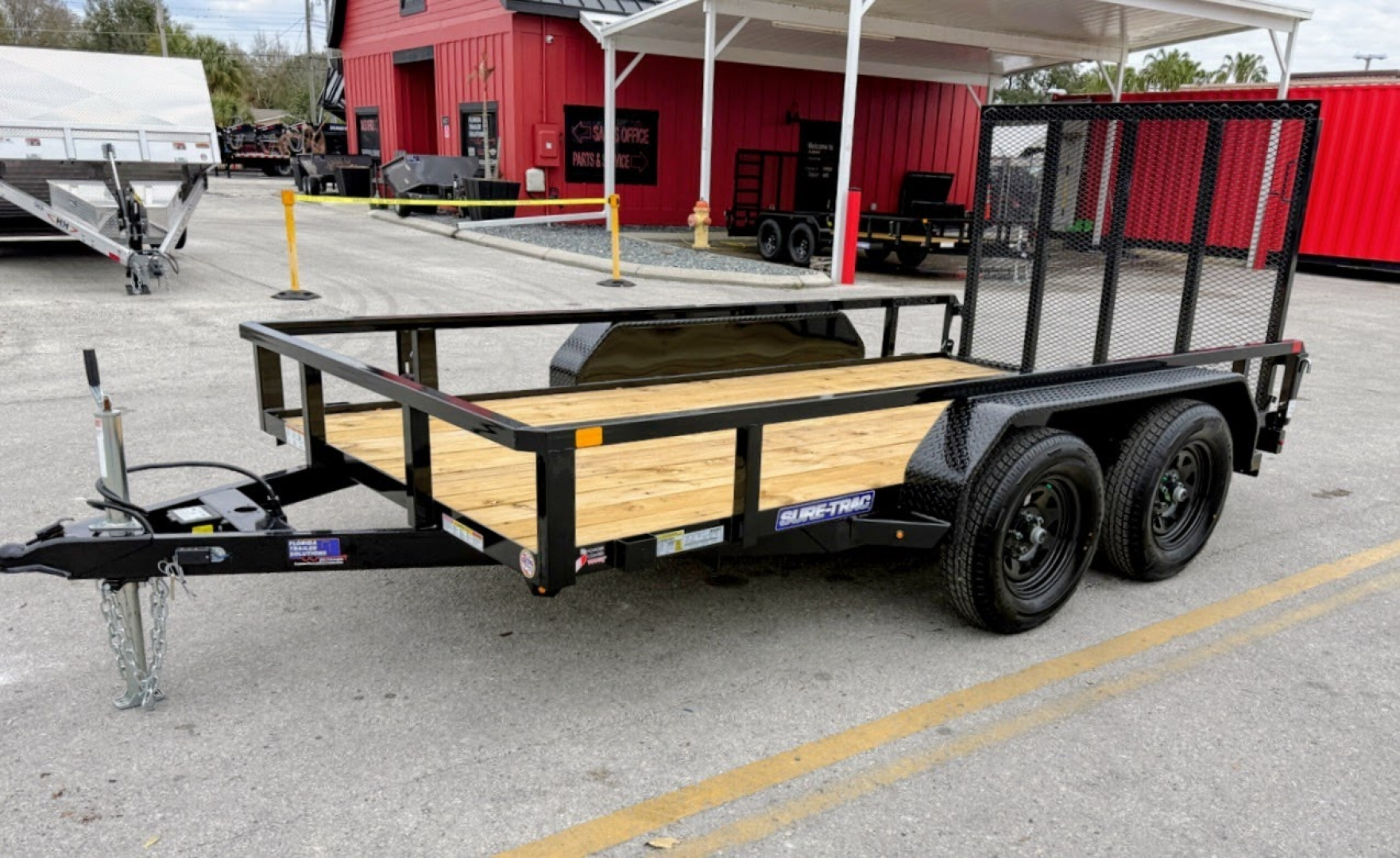 New 2026 Sure-Trac 6x12 7K Tube Top Utility Trailer