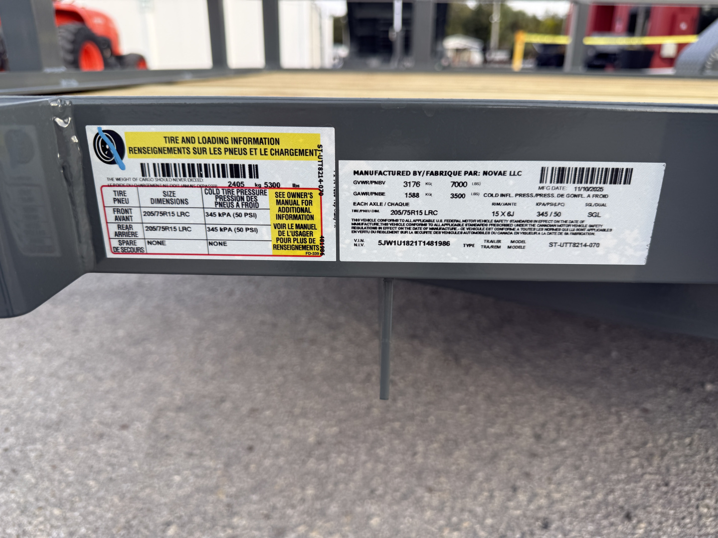 New 2026 Sure-Trac 7x14 7K Tube Top Utility Trailer