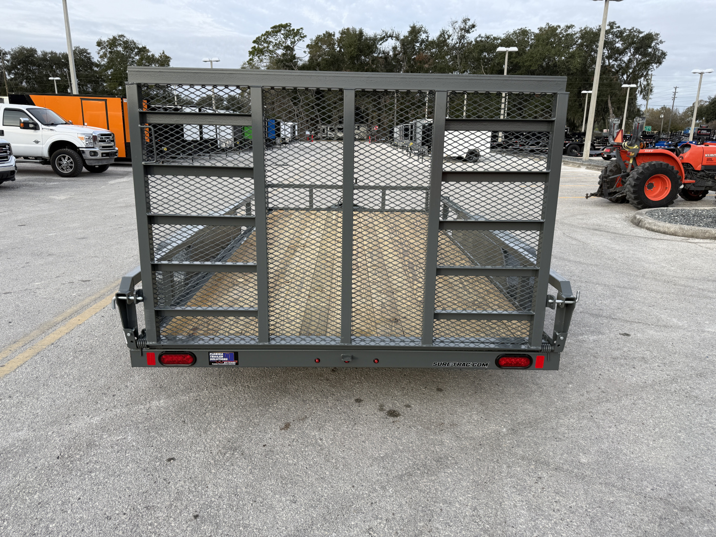 New 2026 Sure-Trac 7x14 7K Tube Top Utility Trailer