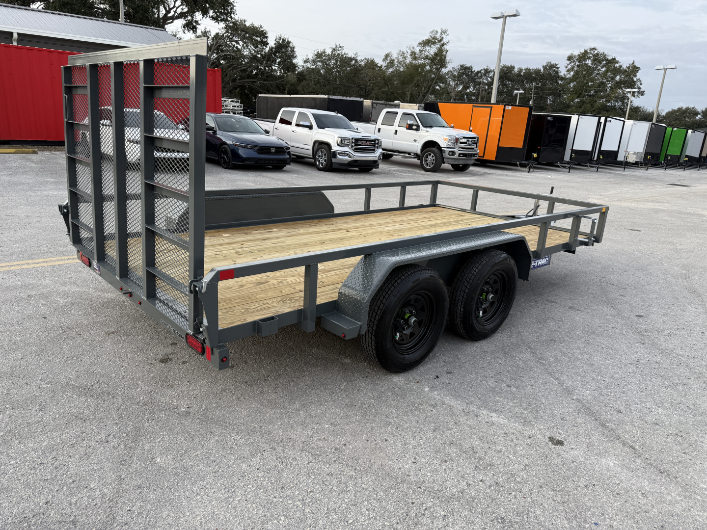 New 2026 Sure-Trac 7x14 7K Tube Top Utility Trailer