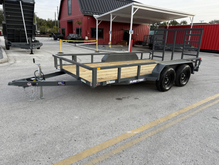 New 2026 Sure-Trac 7x14 7K Tube Top Utility Trailer