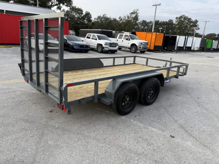 New 2026 Sure-Trac 7x14 7K Tube Top Utility Trailer