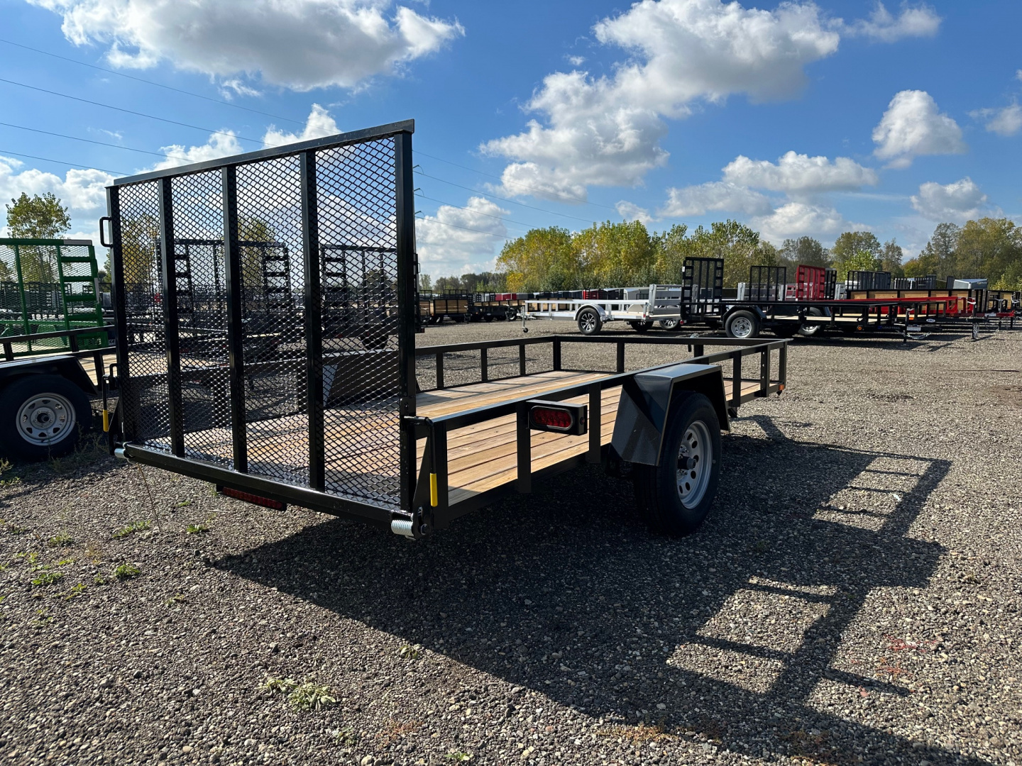 New 2026 AMO 76x12 Single Axle 3k Landscape Trailer