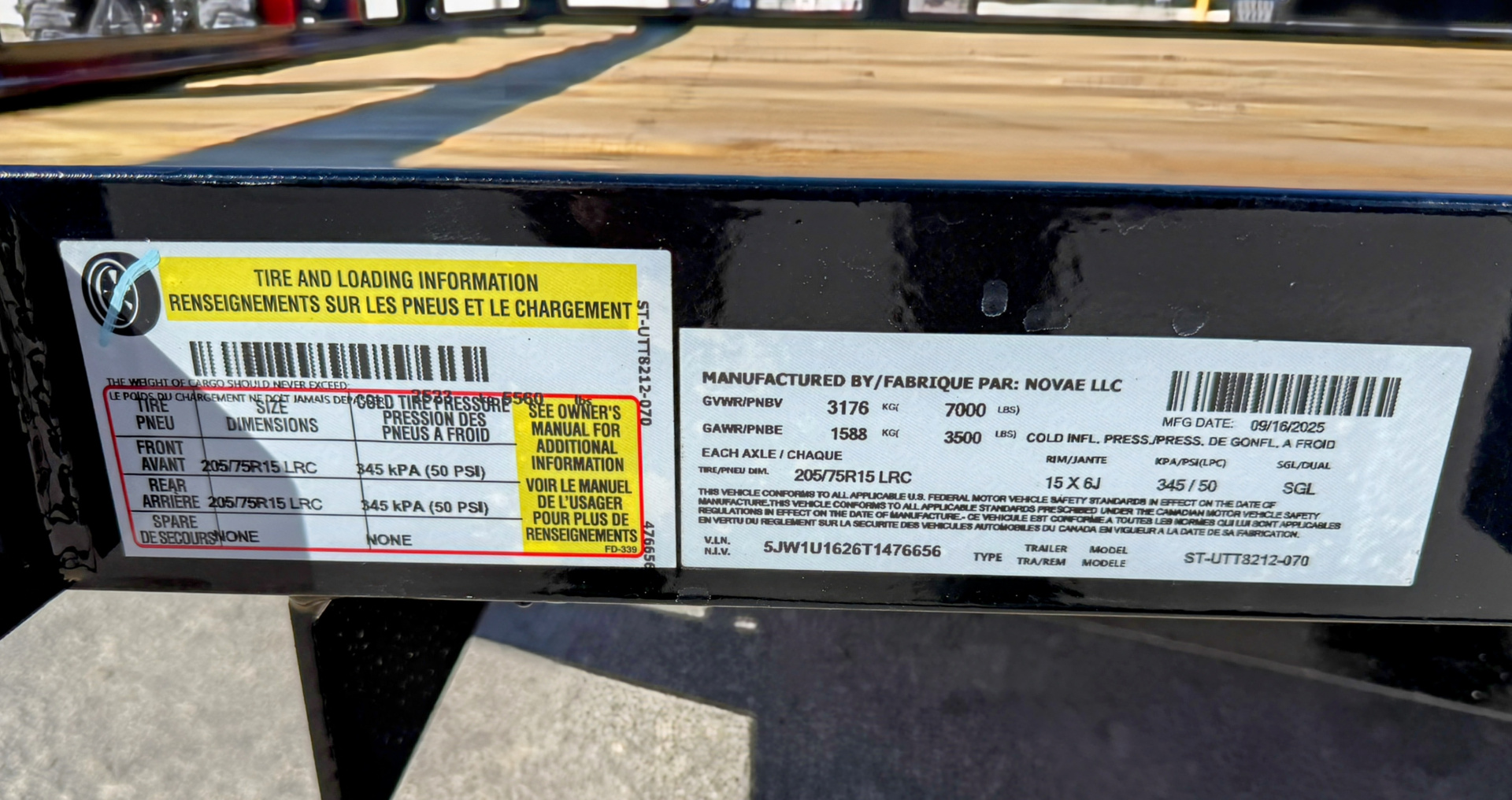New 2026 Sure-Trac 7x12 7K Tube Top Utility Trailer