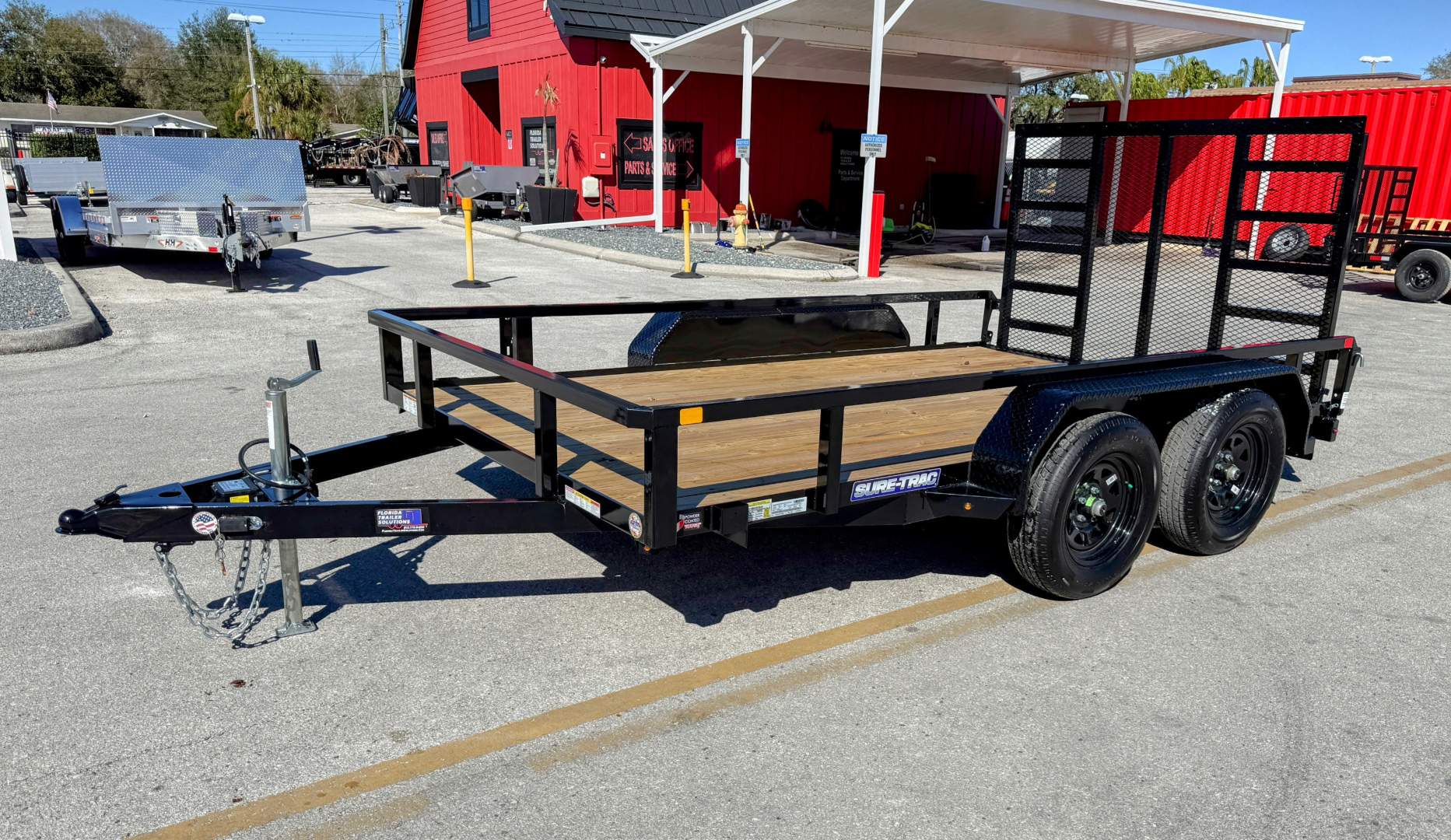 New 2026 Sure-Trac 7x12 7K Tube Top Utility Trailer