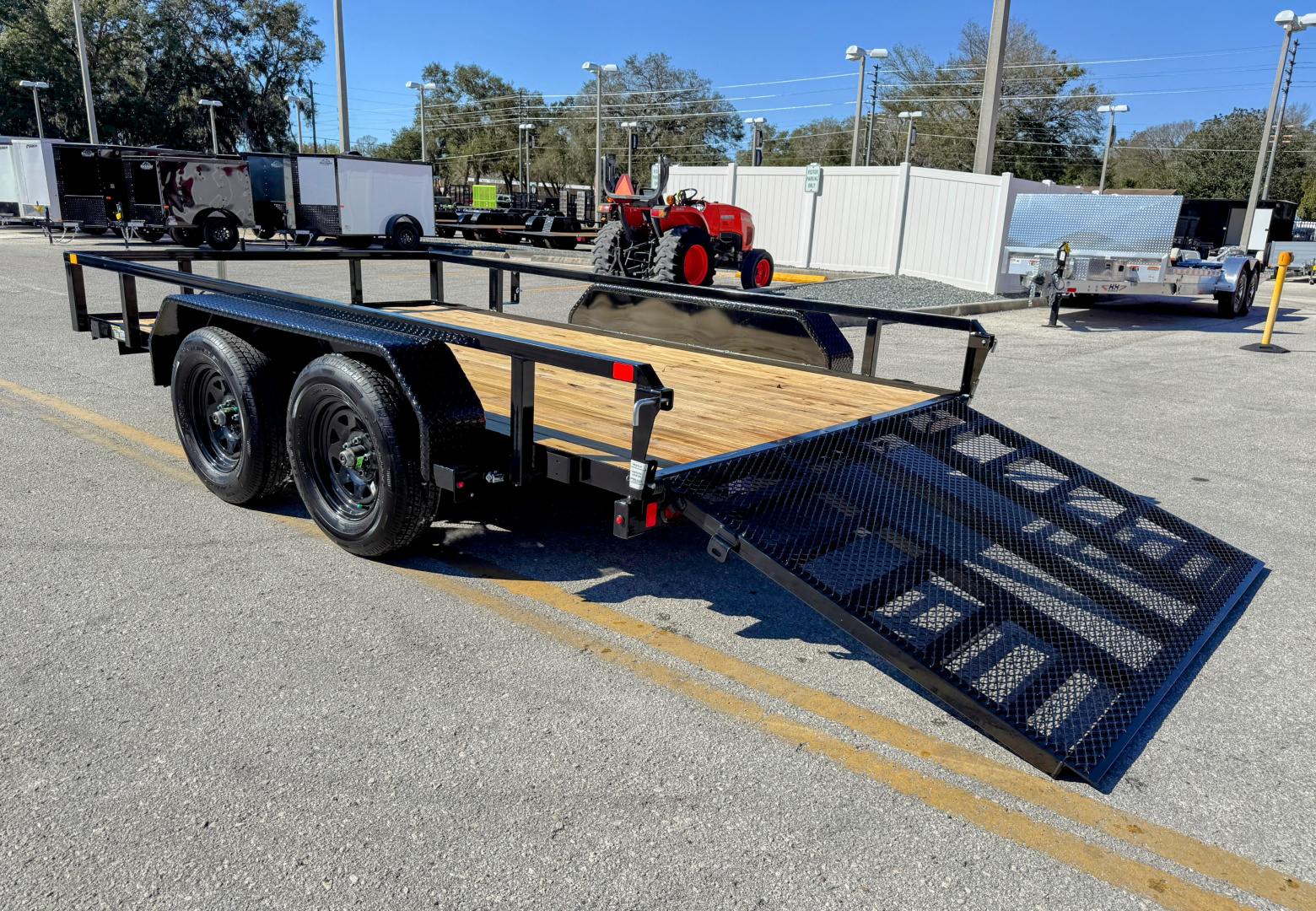 New 2026 Sure-Trac 7x12 7K Tube Top Utility Trailer