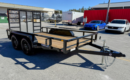 New 2026 Sure-Trac 7x12 7K Tube Top Utility Trailer