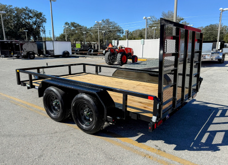 New 2026 Sure-Trac 7x12 7K Tube Top Utility Trailer