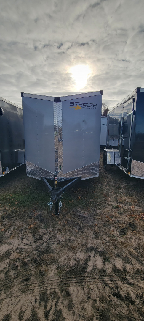 New 2026 Stealth Trailers 6X10 SILVER Cargo / Enclosed Trailer