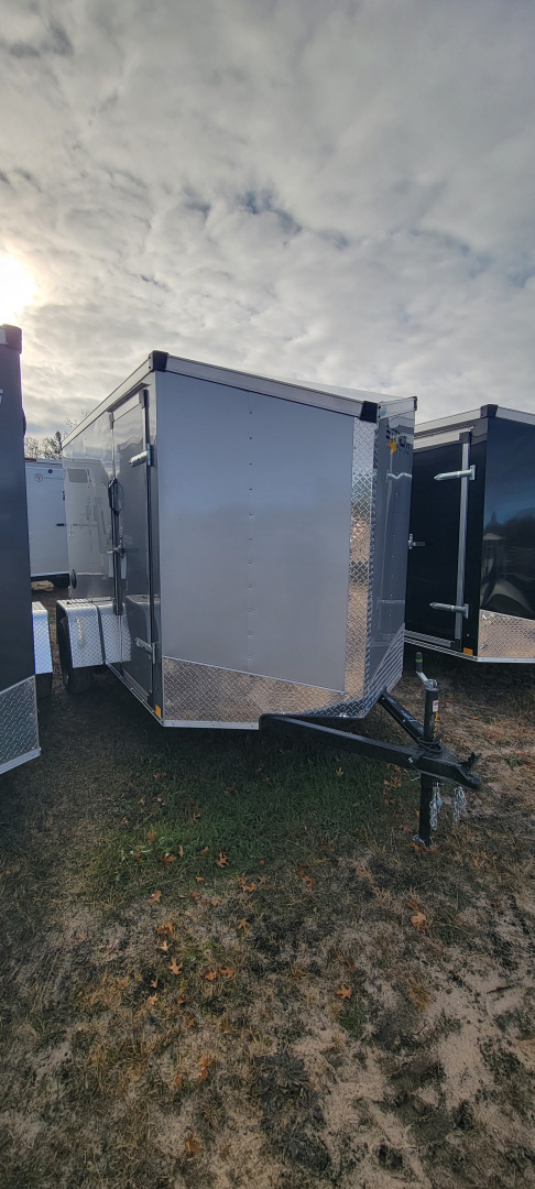 New 2026 Stealth Trailers 6X10 SILVER Cargo / Enclosed Trailer