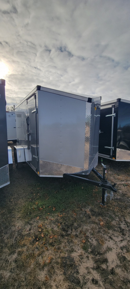 New 2026 Stealth Trailers 6X10 SILVER Cargo / Enclosed Trailer