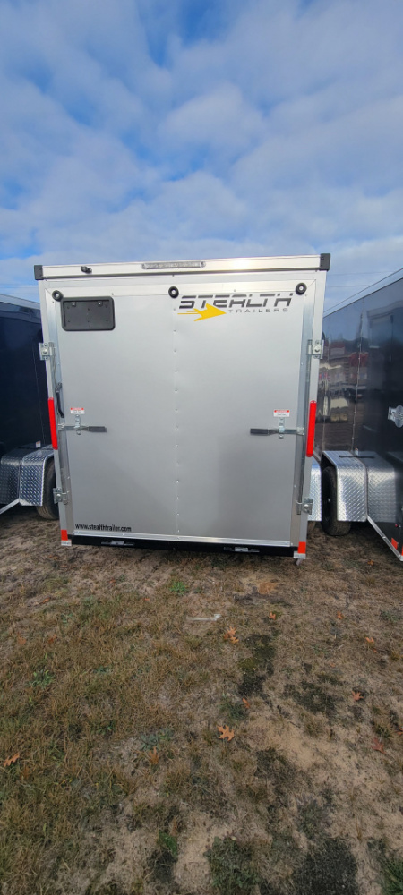 New 2026 Stealth Trailers 6X10 SILVER Cargo / Enclosed Trailer