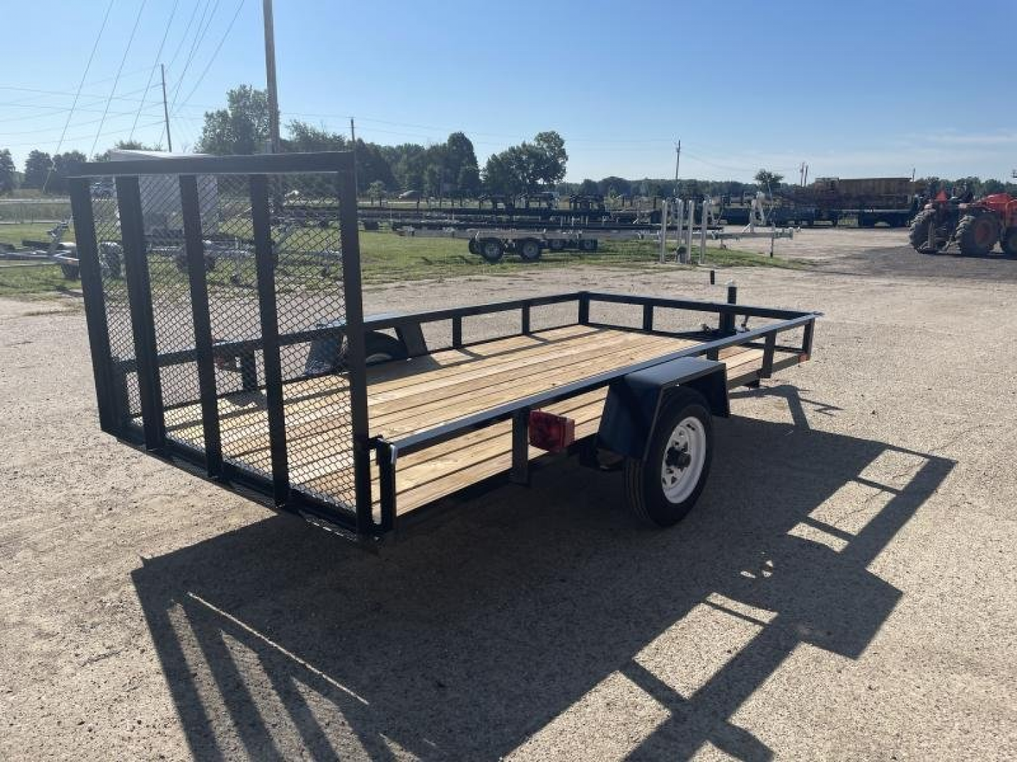 New 2025 AMO 5X10 Light Duty 2k Landscape Trailer