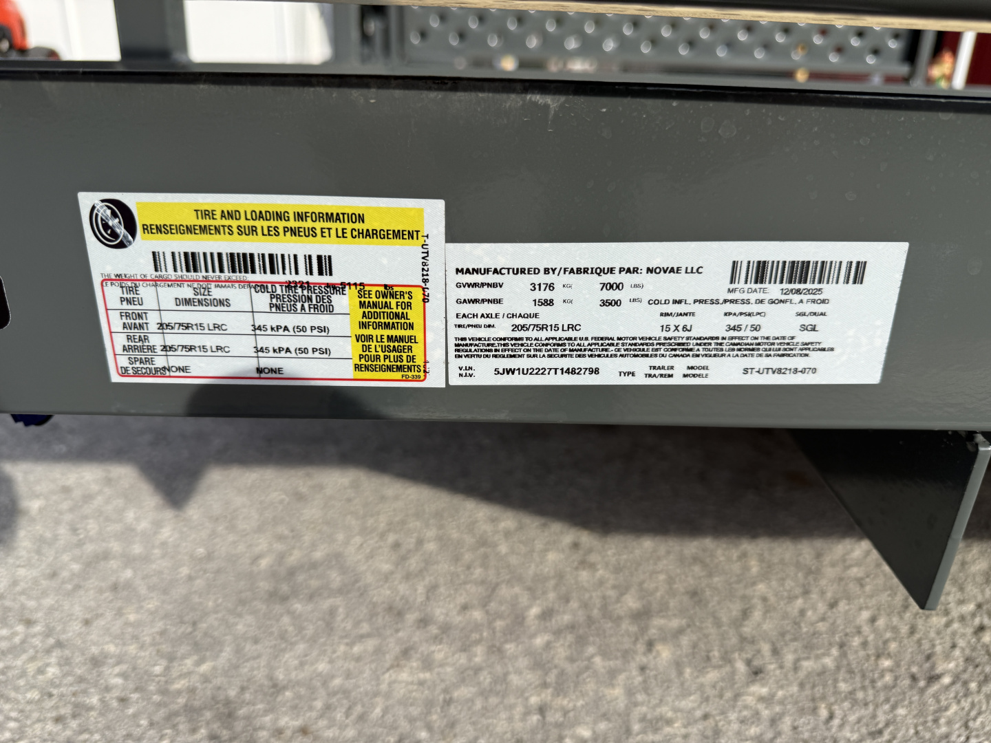 New 2026 Sure-Trac 7x18 7K Tube Top ATV Utility Trailer