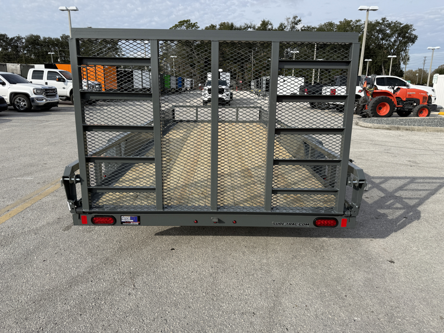 New 2026 Sure-Trac 7x18 7K Tube Top ATV Utility Trailer