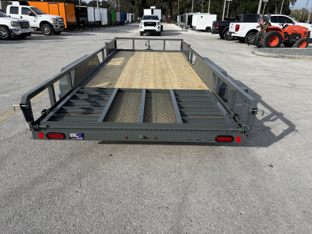 New 2026 Sure-Trac 7x18 7K Tube Top ATV Utility Trailer