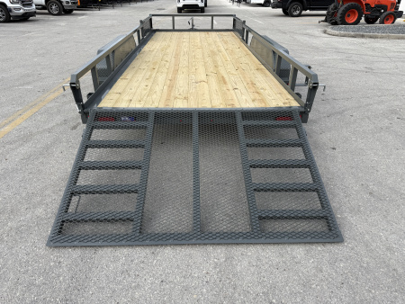 New 2026 Sure-Trac 7x18 7K Tube Top ATV Utility Trailer