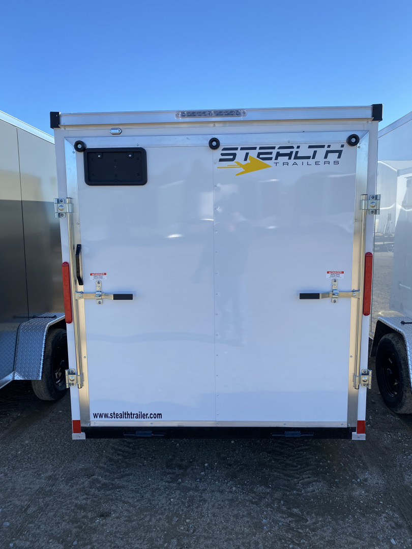 New 2026 Stealth Trailers 6X10 WHITE Cargo / Enclosed Trailer