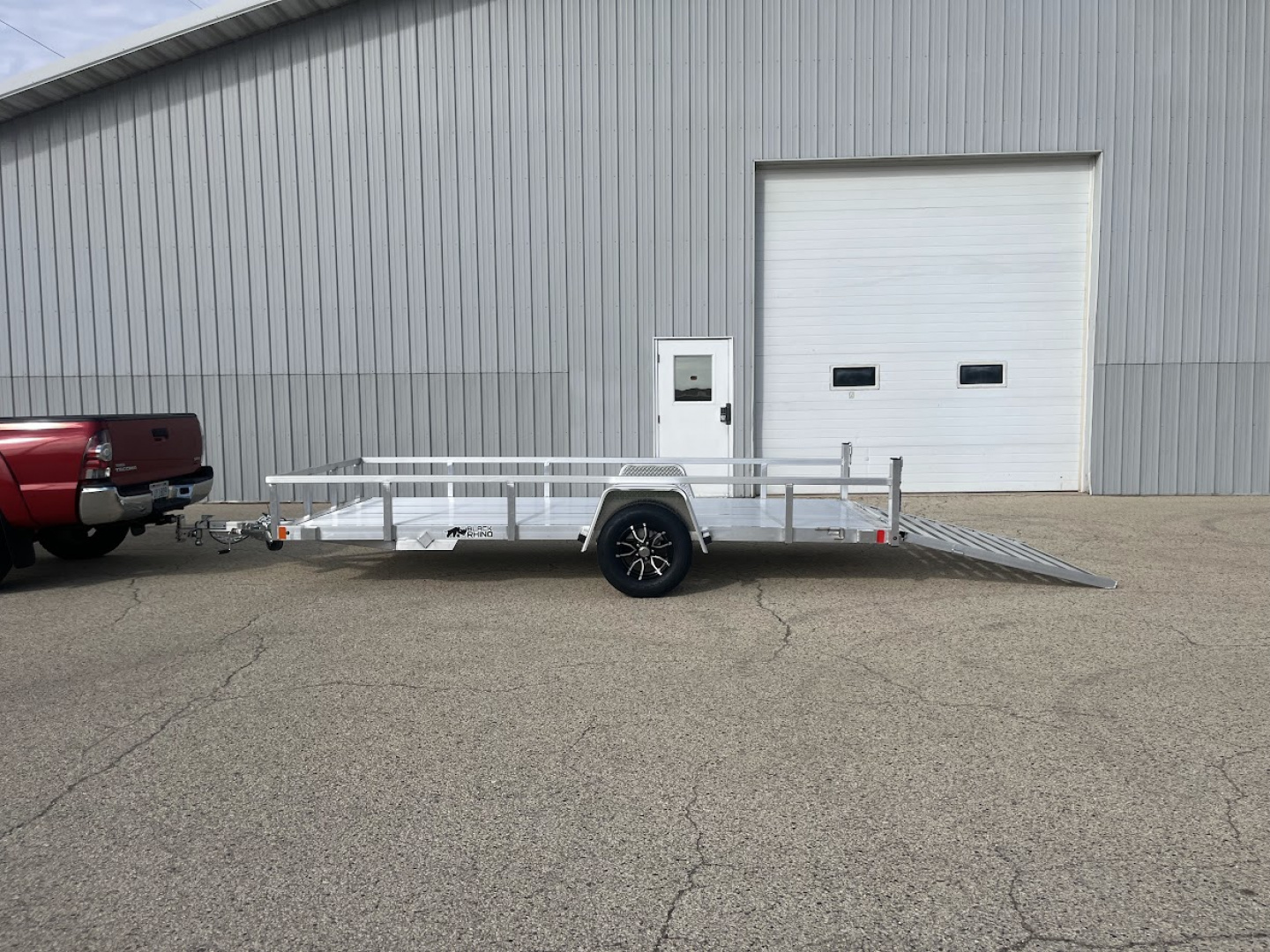 New 2026 Black Rhino *INCOMING* Aluminum LSS612A Utility Trailer (ATV / UTV / Side by Side) Utility Trailer