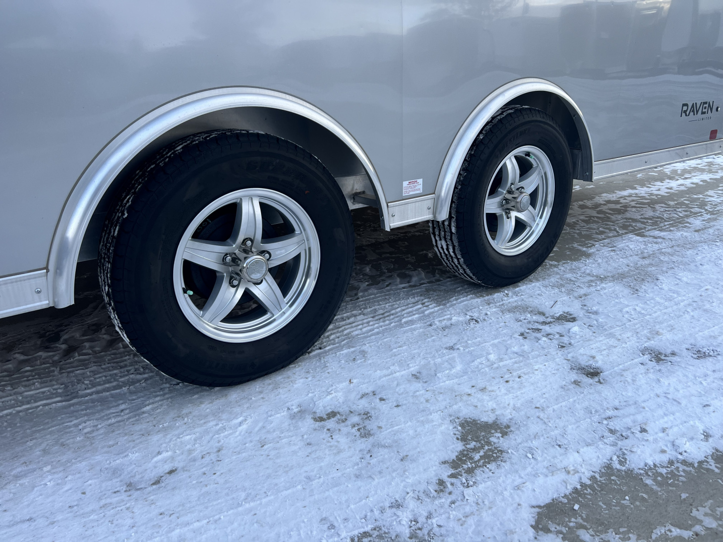 Used 2016 ATC 8.5x20 ALL Aluminum TALL Enclosed Cargo Hauler Rear Ramp Trailer