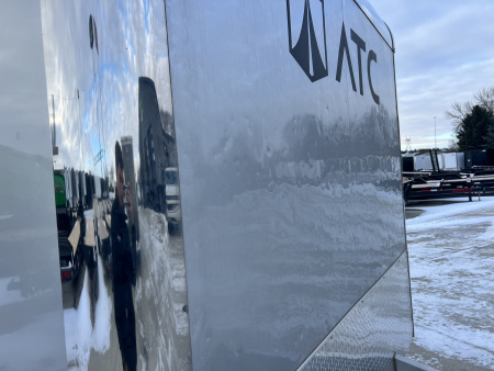 Used 2016 ATC 8.5x20 ALL Aluminum TALL Enclosed Cargo Hauler Rear Ramp Trailer
